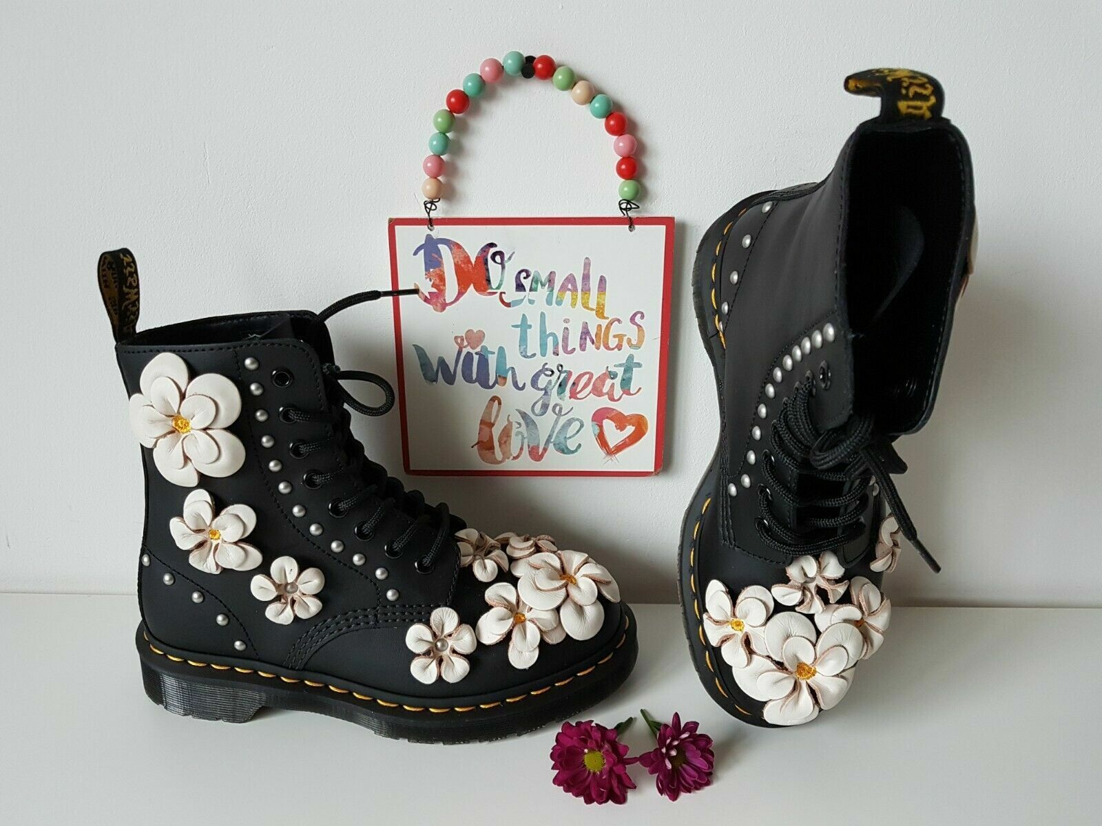 お買得限定品☆夏売れ筋 Dr.Martens flower boots - 通販 - www