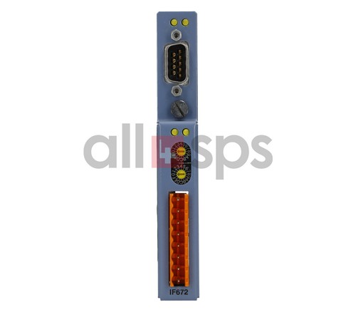 B&R SCHNITTSTELLENMODUL - 3IF672.9 (USED)