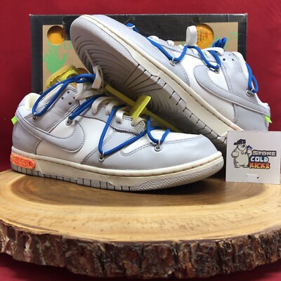 Nike Dunk Low Off White Lot10 DM1602-112 Size 11 SB Air Max Force Blazer Jordan