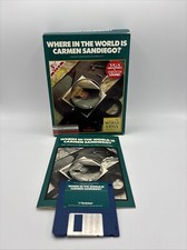 VTG “Where in the World is Carmen Sandiego?” IBM/Tandy PC DOS 512K, 3.5” Disk