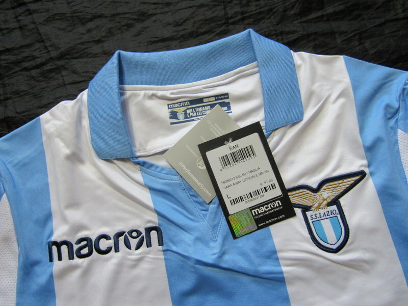 SS LAZIO ROMA away shirt jersey Macron 2017-18 Biancocelesti SS LAZIO ROMA away shirt jersey Macron 2017-18 Biancocelesti
