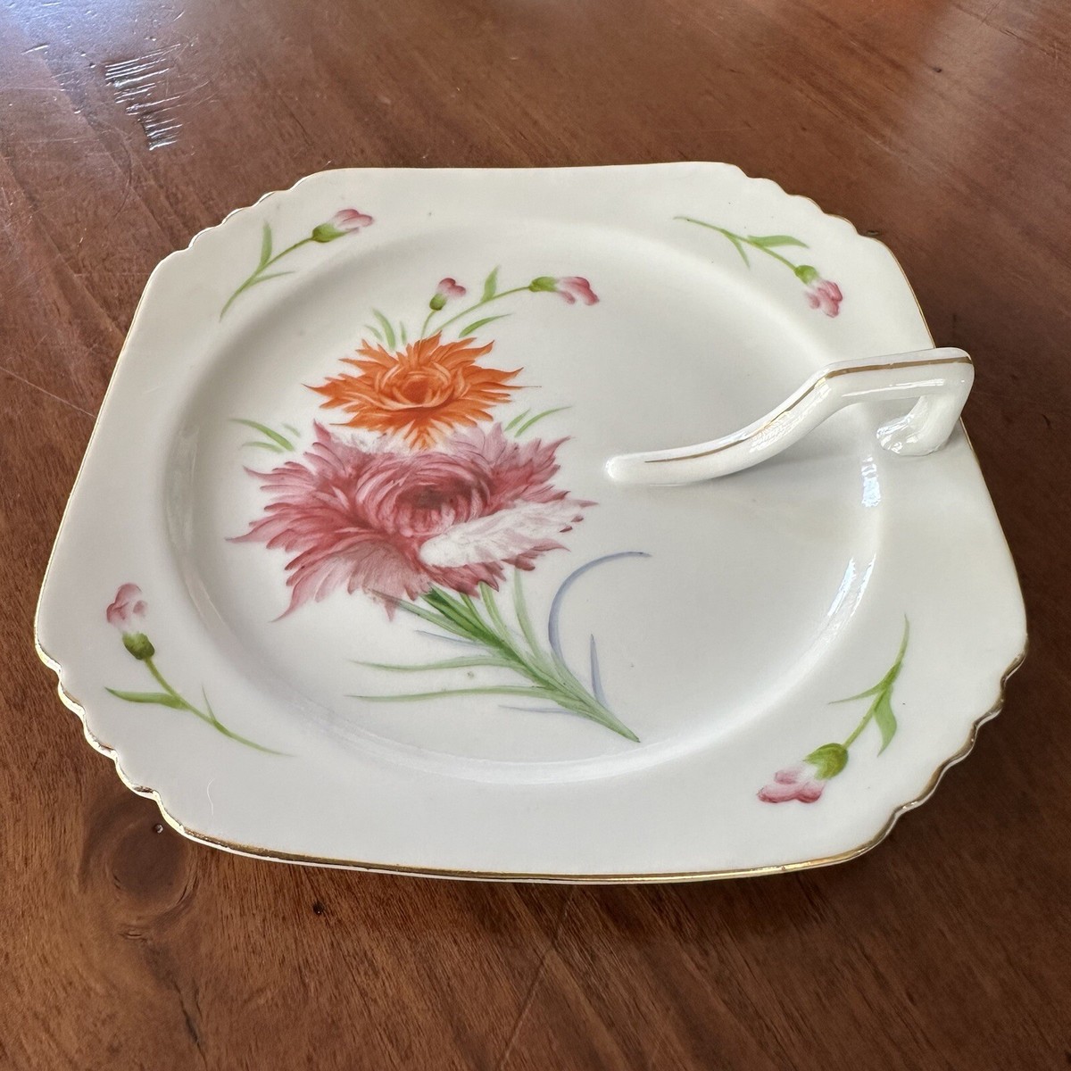 VTG Lemon Serving Dish / Trinket Dish Hand Painted Made