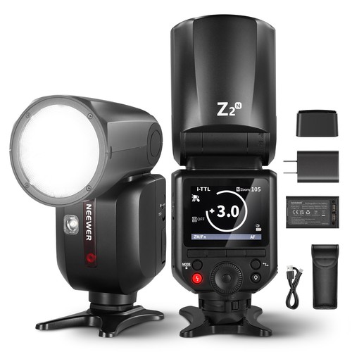Z2-N 2.4G TTL Round Head Flash Speedlite for Nikon