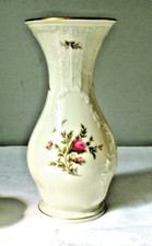 Rosenthal Classic Rose  Vase  Elfenbein mit Goldrand ca. 17,5 cm hoch