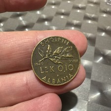 Moneta 0,10 Lek 1940, Vittorio Emanuele III Albania Regno D'Italia Monete
