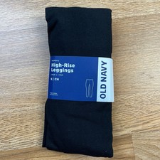 Old Navy Women's High-Rise Leggings 1 Pair Black Size Small NEW