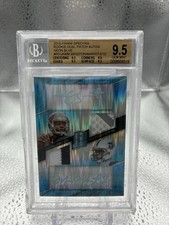 2015 Panini Spectra Rookie Dual Patch Neon Blue Winston Mariota /10 BGS 9.5