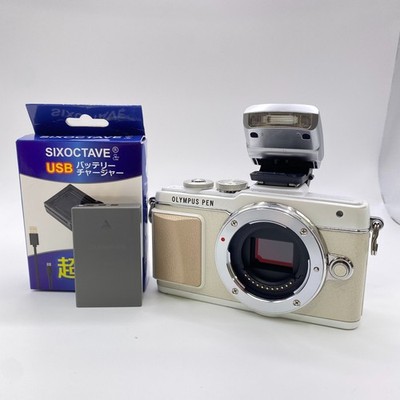 [Excellent] OLYMPUS PEN Lite E-PL7 Mirrorless Camera Body White From Japan