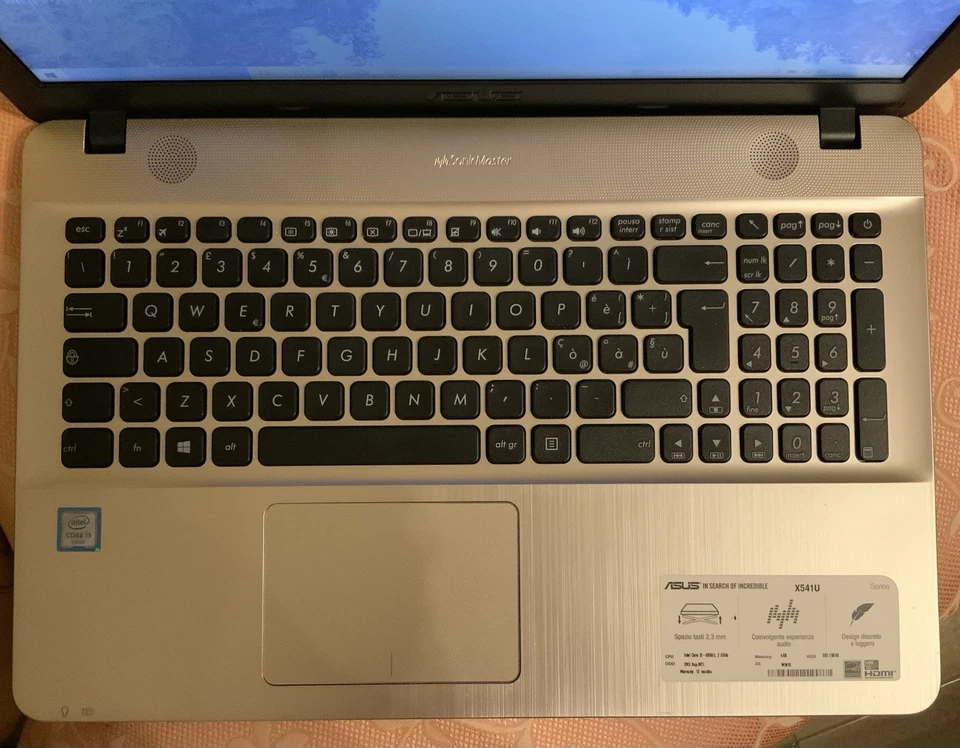 computer portatile usato Asus - Immagine 3 di 4