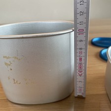 Markill Alu Behälter - silber mit blauem Deckel - Vintage - 2 stöckig – Bild 12