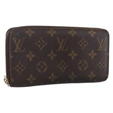 Portafoglio lungo Louis Vuitton Monogram Zippy M42616 LV originale bs33694