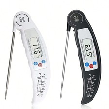 Digital Food Thermometer Instant Read Foldable Probe Cooking Meat BBQ Grill Kitc