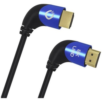 Oehlbach D1C42542 HDMI Plug Cable HDMI-A, HDMI-A Plug 2.00m Black UHD 8K;,an