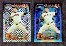 Blake Snell - SF Giants - 2025 Topps Chrome #218 - (2) REFRACTOR LOT