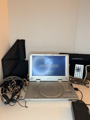 Audiovox Portable DVD Player D2011 Bundle W/ Remote, Chargers, Mounting TESTED