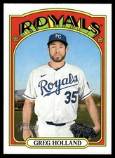 2021 TOPPS HERITAGE BASEBALL CARD GREG HOLLAND #698 KANSAS CITY ROYALS 6205