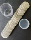 Tube of 20 50c Franklin Silver Half Dollars