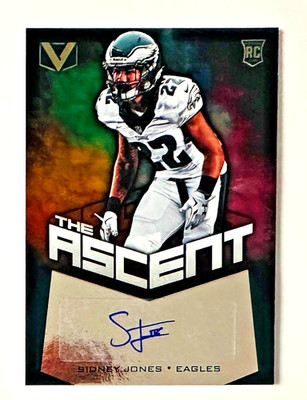 2017 Panini Vertex Sidney Jones AUTO RC The Ascent SP #/99 Eagles Rookie!