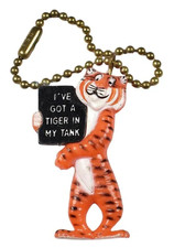 Vintage Esso Oil Petrol 'Ive Got A Tiger In My Tank' Advertising Plastic Keyring