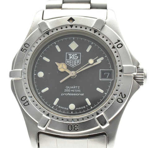 [Excellent+5] TAG Heuer Professional 2000 962.013 34mm Men's Quartz Watch Japan