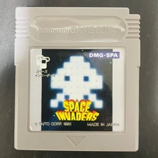Space Invaders Nintendo Game Boy 1990 Taito DMG-SPA Shooter Games Retro