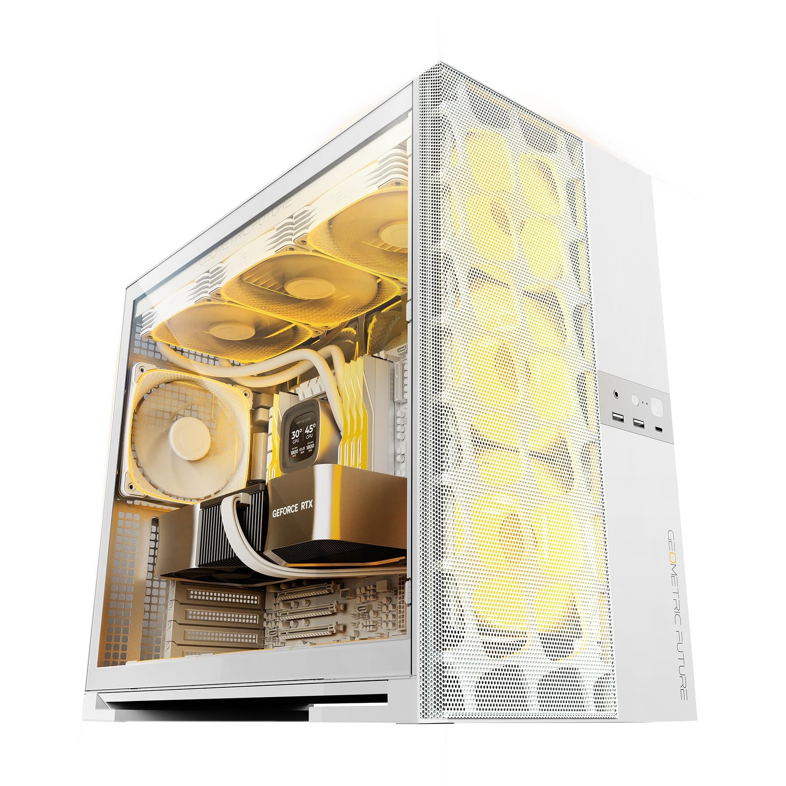 Boîtier GEO-M5VF-W M5 Vent pour résoudre la surchauffe de votre PC ATX