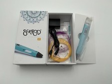 SCRIB3D P1 3D Printing Pen  3 Color PLA Filament W/Project Guide LCD Screen NEW