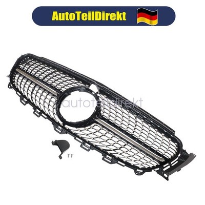 Frontgrill Kühlergrill Diamant Schwarz für Mercedes W213 S213 A238 C238 16-19