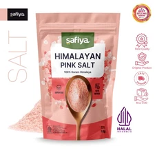Himalayan Pink Salt 1kg Fine Granules Natural Mineral Culinary Salt