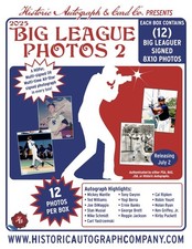 2025 Historic Autographs Big League Baseball Photos 2 10-Box Case