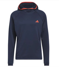 NWT Adidas Men's COLD.RDY Hoodie M Navy and Fluo Pink