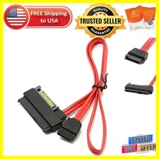 SAS to SATA Cable - 15-Pin Male-to-Female Adapter, 0.5m Length for Quick Setup