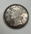 Winged Mercury Art Round Of 1 Troy Ounce .999 Fine