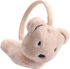 Ear Muffs for Winter Girls Boys, Faux Fur Earmuffs, Fluffy Little Bear Ear