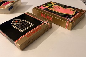 KLAX NINTENDO NES Tested WORKING Original Box Video Game  Case