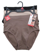 SKINNYGIRL Women s Med Shaping Seamless Briefs Pack of 3 "Tames Your Tummy" 42