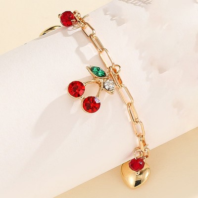 Bezauberndes zweiteiliges Schmuckset für Damen Halskette und Armband Ensemble