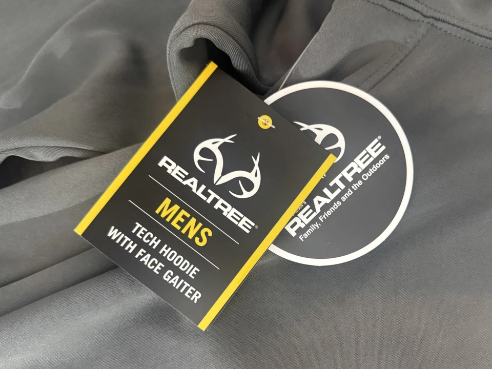 Real Tree Men's Tech Hoodie W/Face Gator SIZE XL - Image 4 of 4