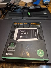 Western Digital WD_BLACK D30 500GB USB 3.2 Gen 2 (Type-C) Game Drive SSD for