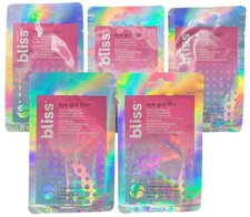 5 Pack Bliss Eye Got This Holographic Foil Eye Masks Depuffs & Brightens