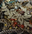 Vintage & Modern Some Signed Costume Jewelry Lot Full Small Priority Box # 102