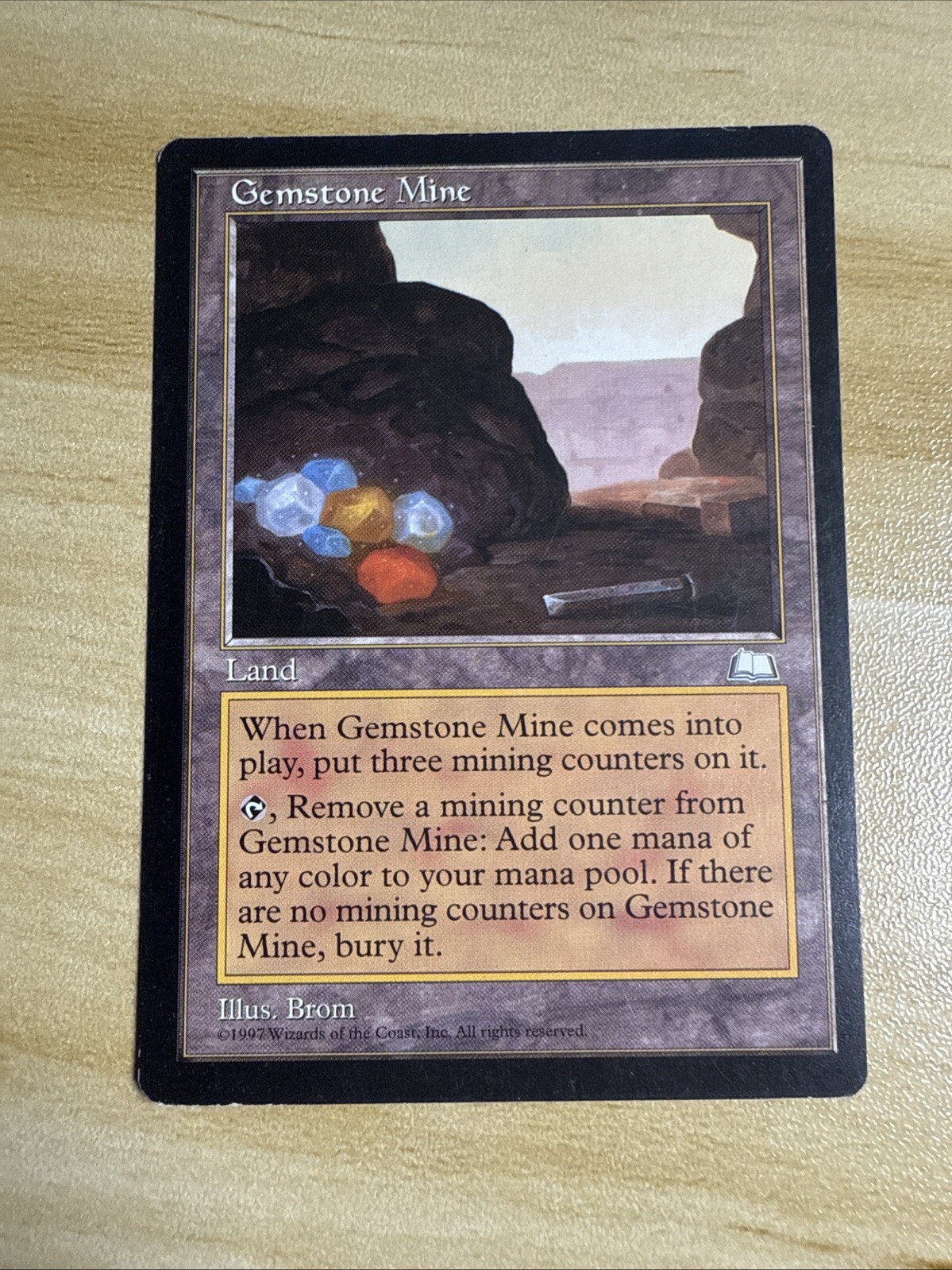 MTG Gemstone Mine Weatherlight Magic the Gathering English LP / Light Play
