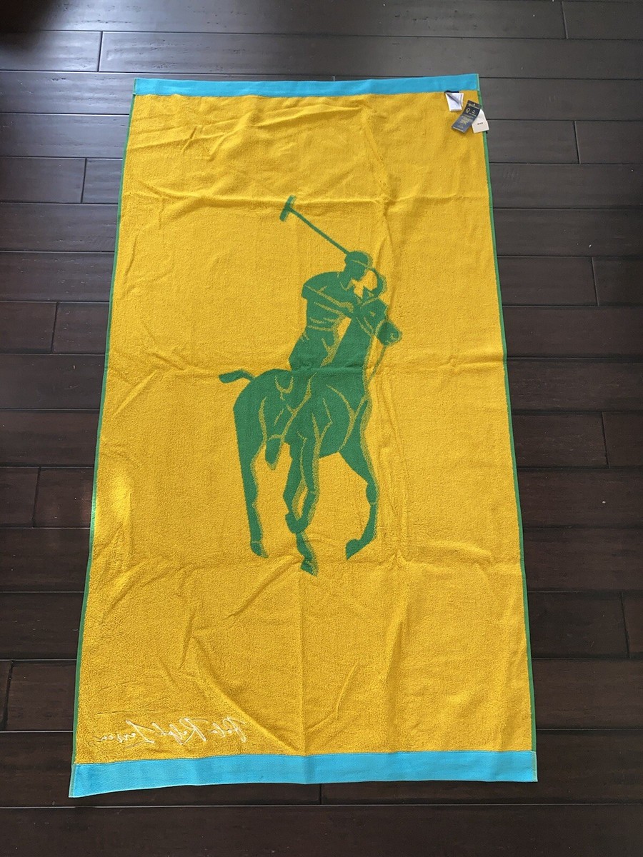Polo Ralph Lauren Beach Towel “BIG POLO GREEN” 35