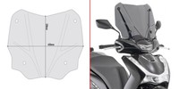 Givi D1181S Parabrezza FüR Honda SH 125 150 350 20-23 Rauch, Vorne