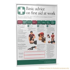 Basic First Aid Poster / A4 / A3 / A2 