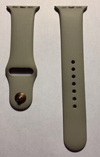 Apple Watch Concrete Sport Band w/ Gold Pin Series 3 38mm 5 6 SE 40mm 7 41mm M/L