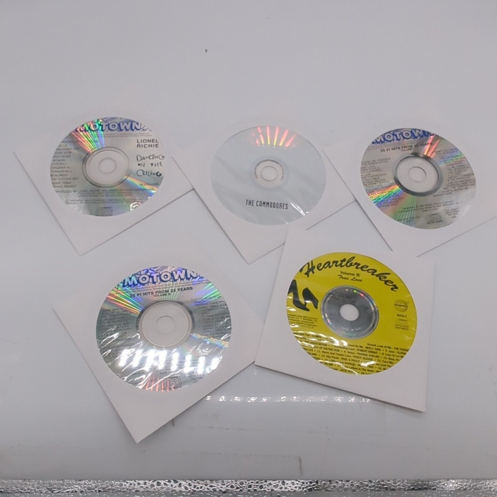 Motown Hits Music CD Lot Of 5 Discs Tested
