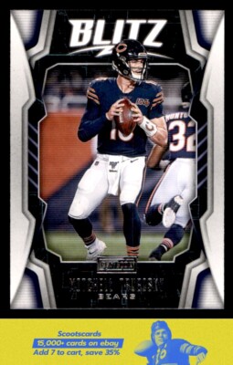 2020 Panini Playbook Mitchell Trubisky Blitz #BLITZ-23 Chicago Bears