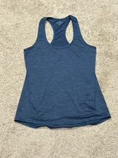 Athleta Womens Shirt Size XS Blue Racerback Lightweight Flowy Athletic