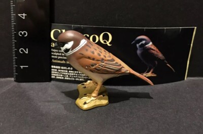 Kaiyodo Animatales Choco Q Series 6 Tree Sparrow bird Figure